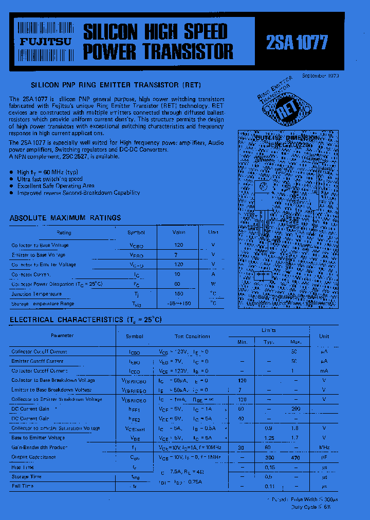 2SA1077_6011.PDF Datasheet