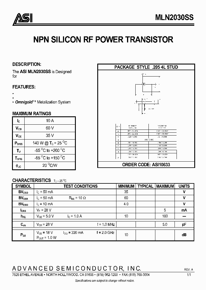 ASI10633_132676.PDF Datasheet