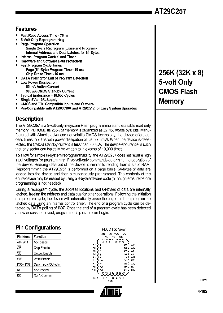 AT29C257_89788.PDF Datasheet