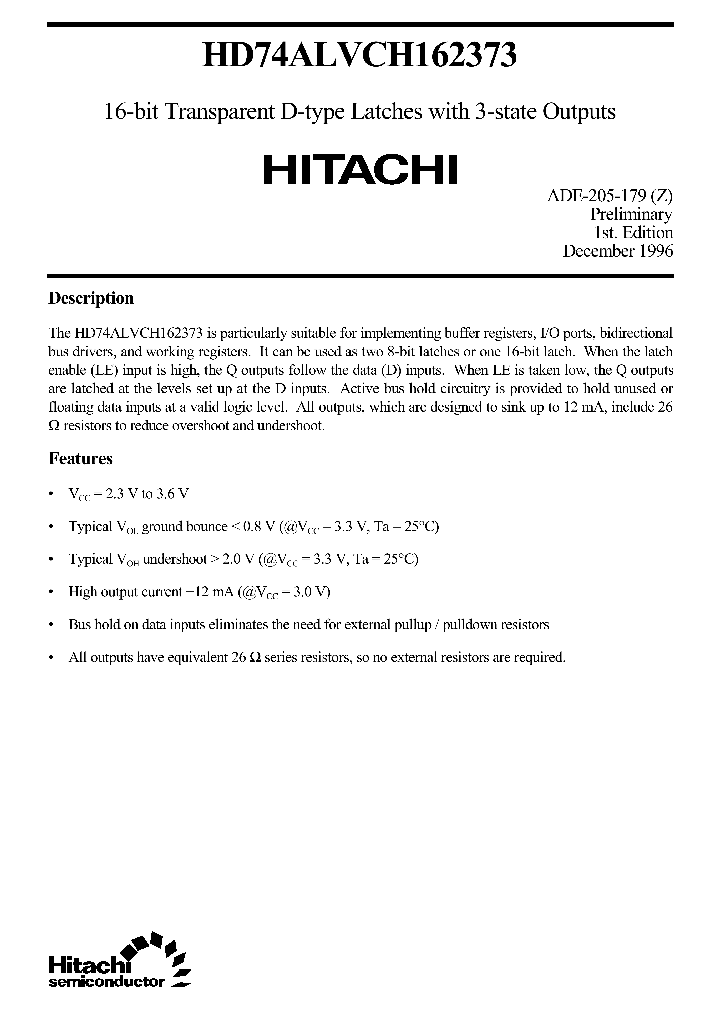 HD74ALVCH162373_25064.PDF Datasheet