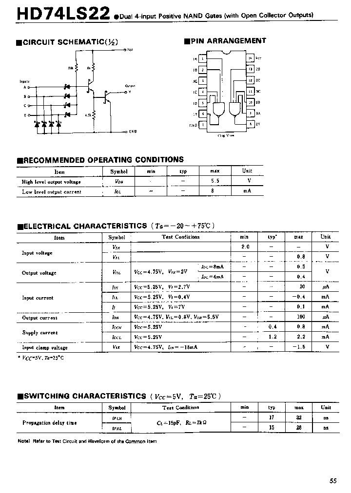 HD74LS22_19160.PDF Datasheet