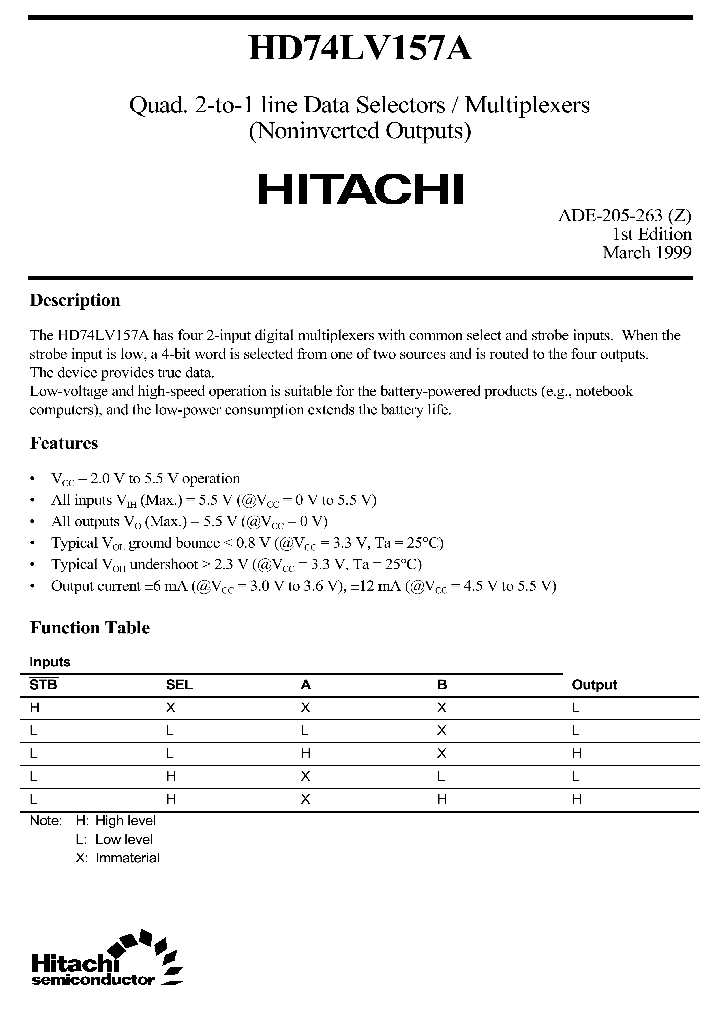 HD74LV157A_17408.PDF Datasheet