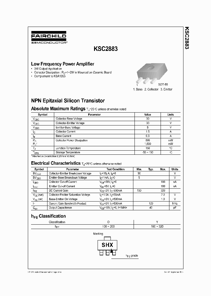 KSC2883_77181.PDF Datasheet