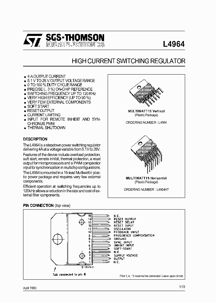 L4964_20628.PDF Datasheet