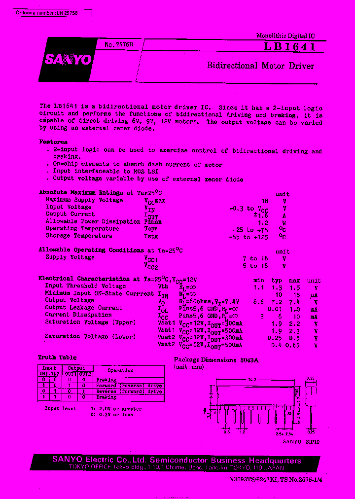 LB1641_106935.PDF Datasheet