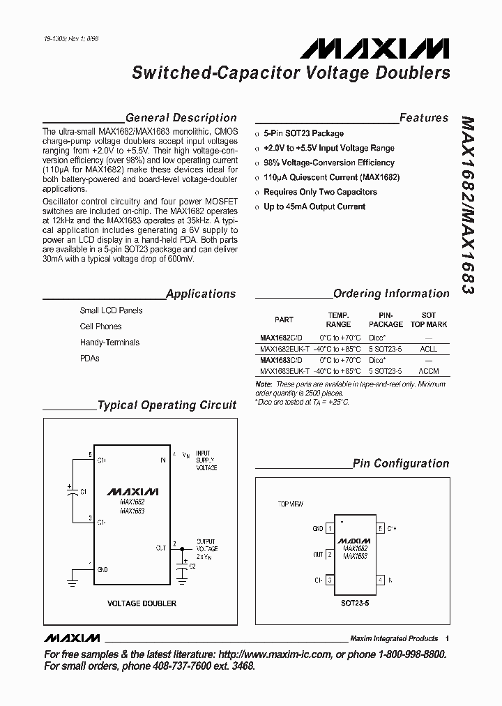 MAX1682_98011.PDF Datasheet