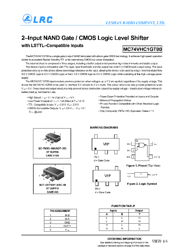 MC74VHC1GT00DFT2_184892.PDF Datasheet