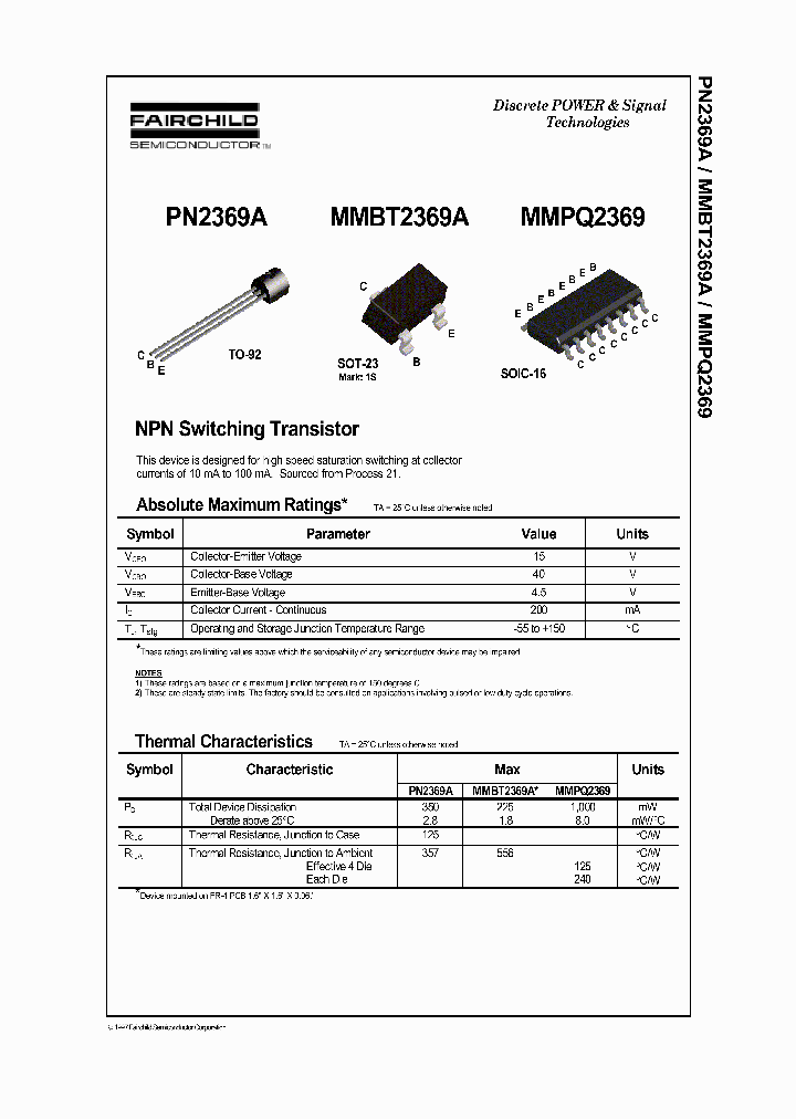 MMBT2369_130869.PDF Datasheet