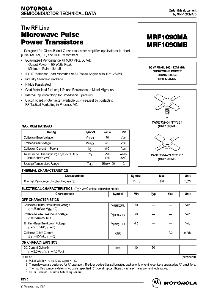 MRF1090MA_41793.PDF Datasheet