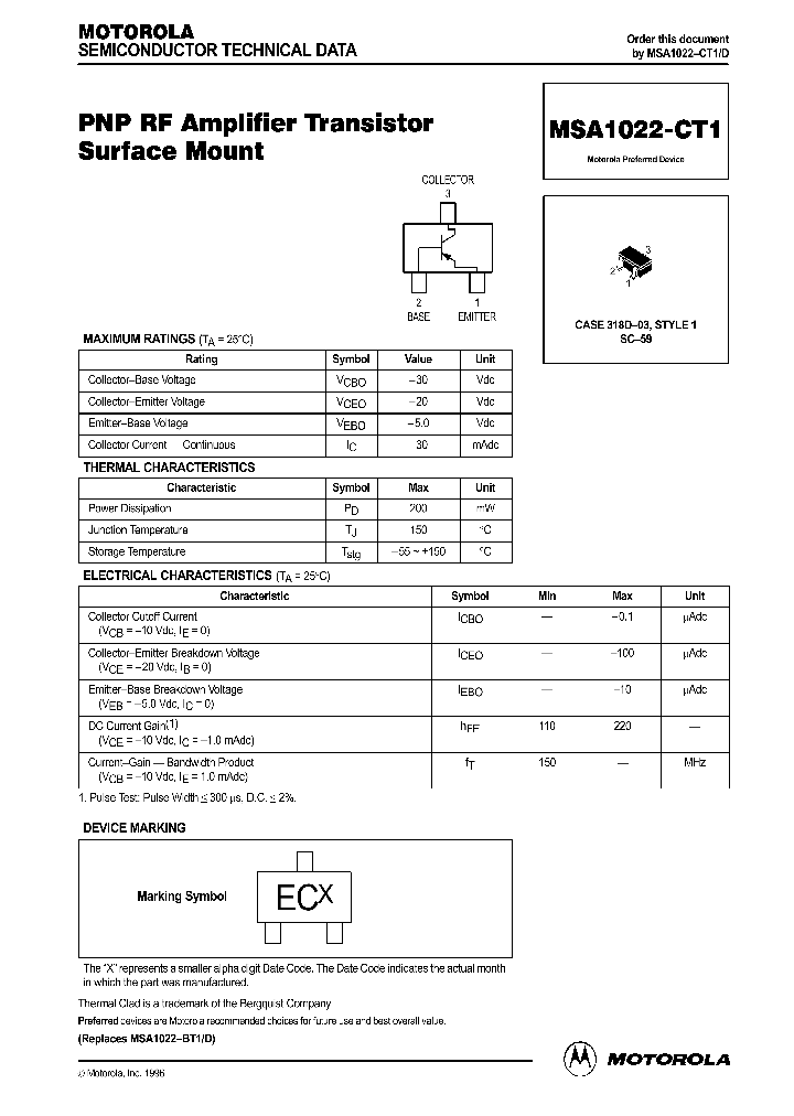 MSA1022CT1_173482.PDF Datasheet