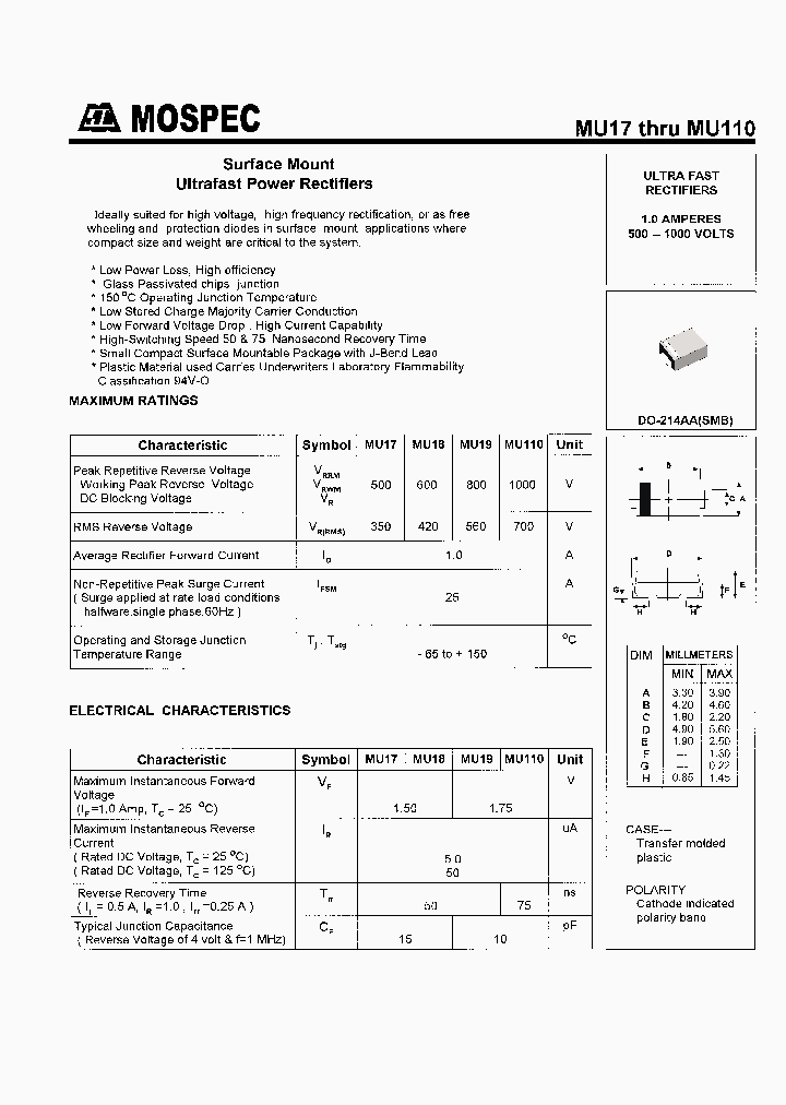 MU110_62122.PDF Datasheet