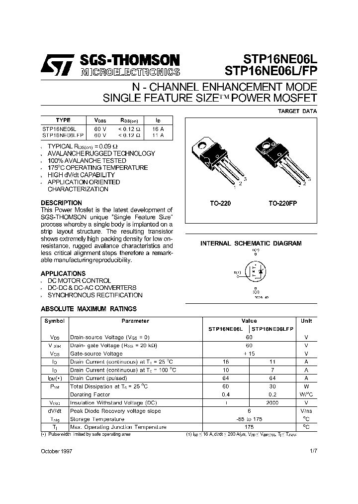 STP16NE06L_64816.PDF Datasheet