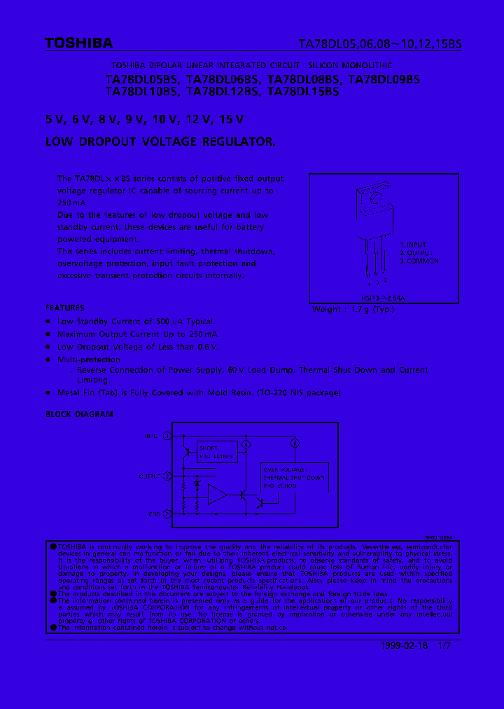 TA78DL05BS_113519.PDF Datasheet