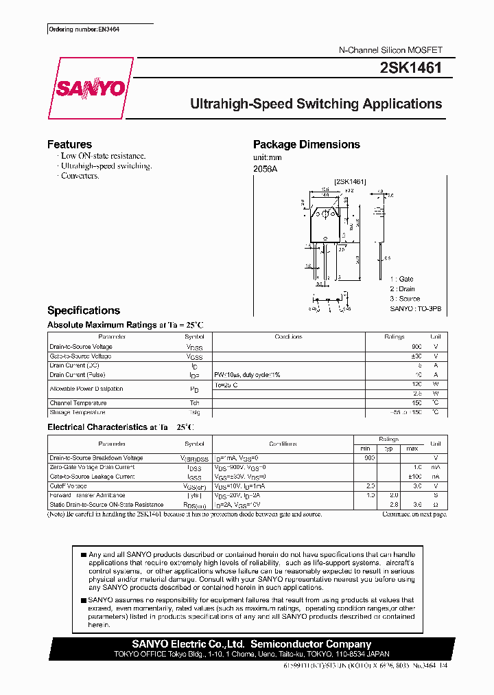 2SK1461_295070.PDF Datasheet