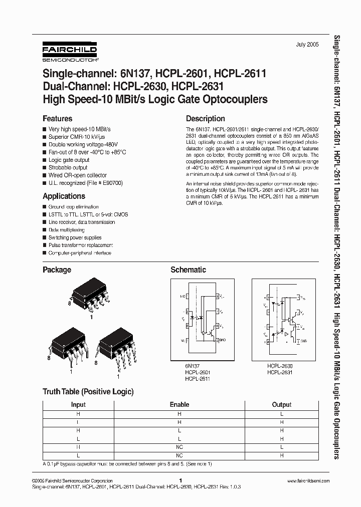 6N137_262830.PDF Datasheet