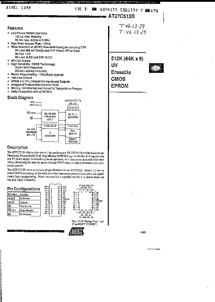 AT27C512R-10JCNBSP_286505.PDF Datasheet