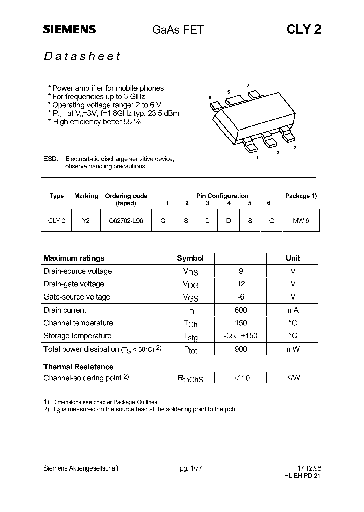 CLY2_275739.PDF Datasheet