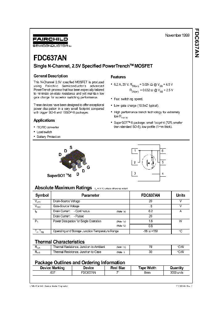 FDC637AN_251945.PDF Datasheet
