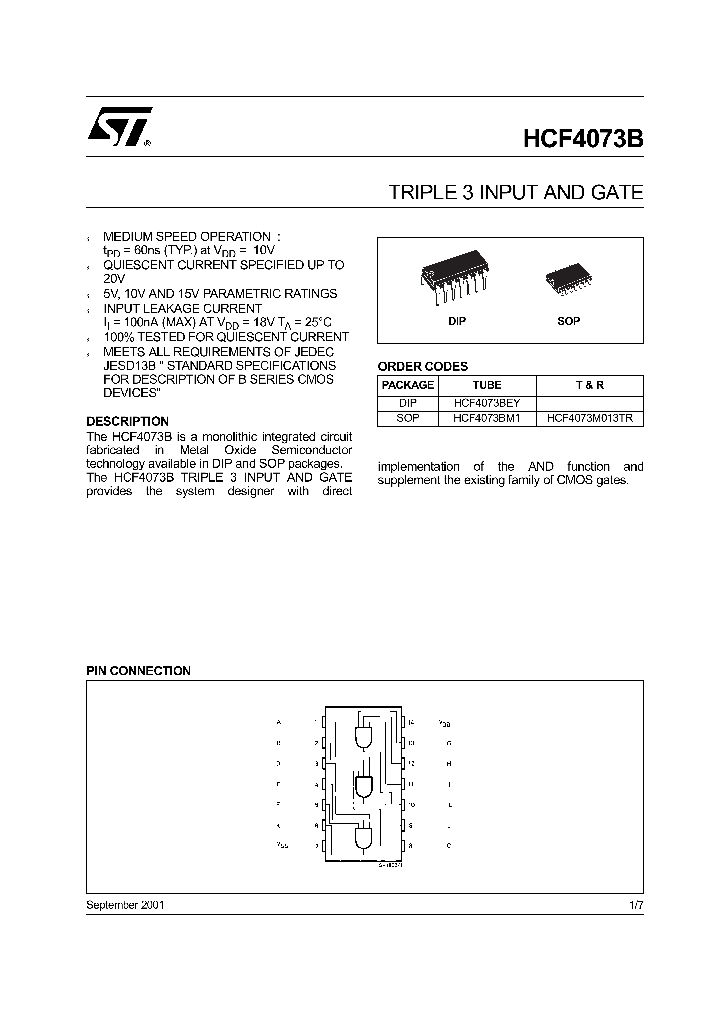 HCF4073_239753.PDF Datasheet