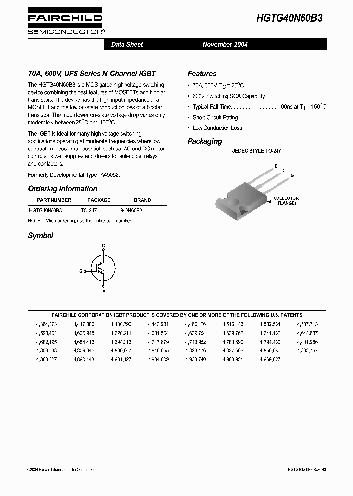 HGTG40N60B_288352.PDF Datasheet