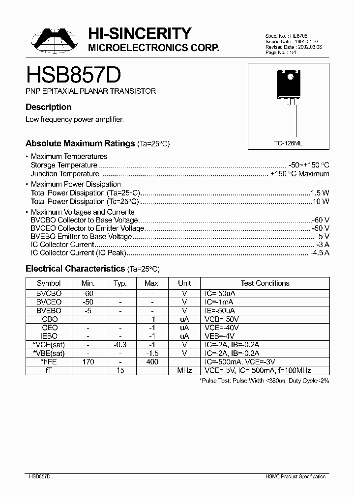 HSB857D_281074.PDF Datasheet