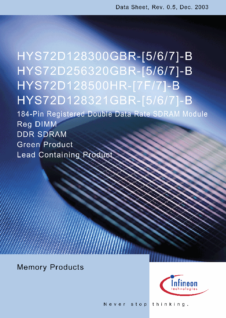 HYS72D128300GBR_262727.PDF Datasheet