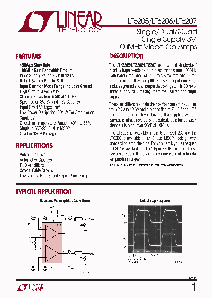 LT6205_284909.PDF Datasheet