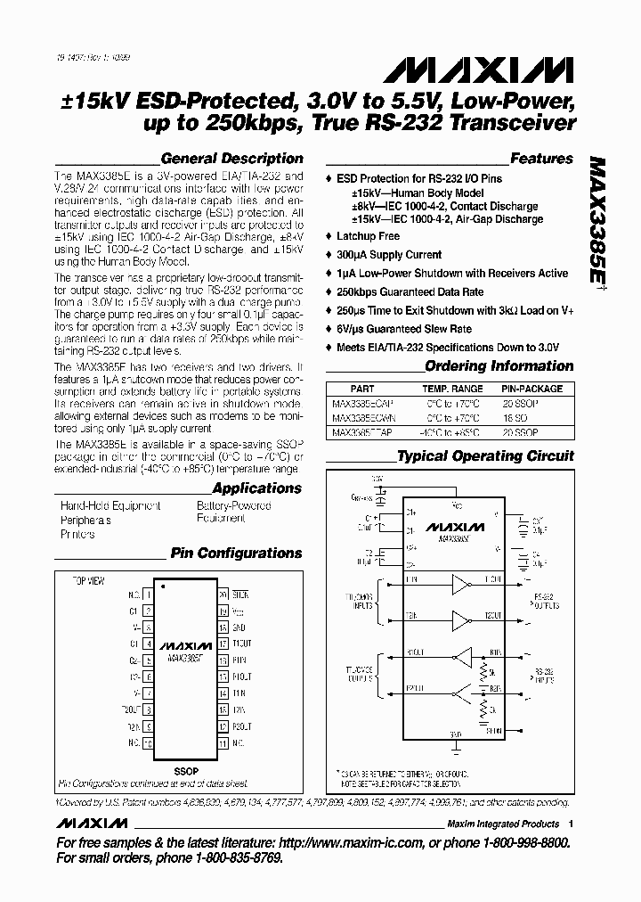 MAX338_88589.PDF Datasheet