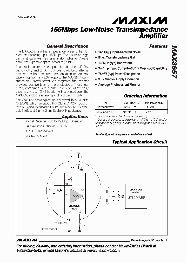 MAX3657_255612.PDF Datasheet