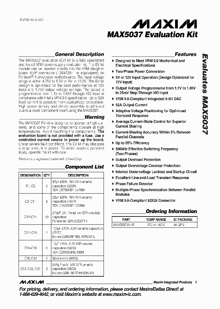 MAX5037EVKIT_265773.PDF Datasheet