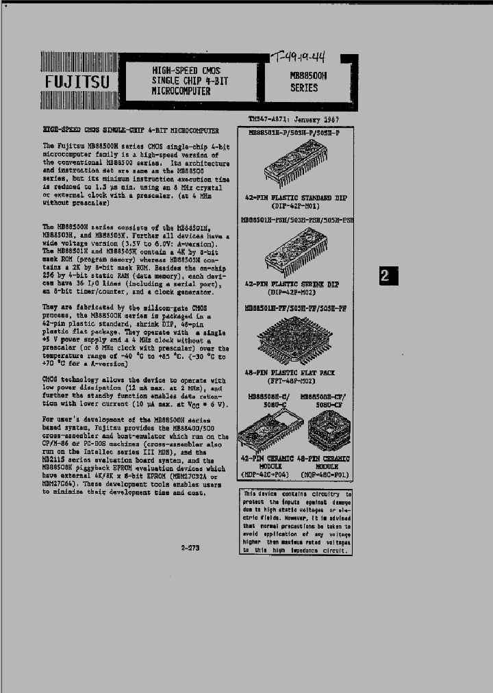 MB88501_301500.PDF Datasheet