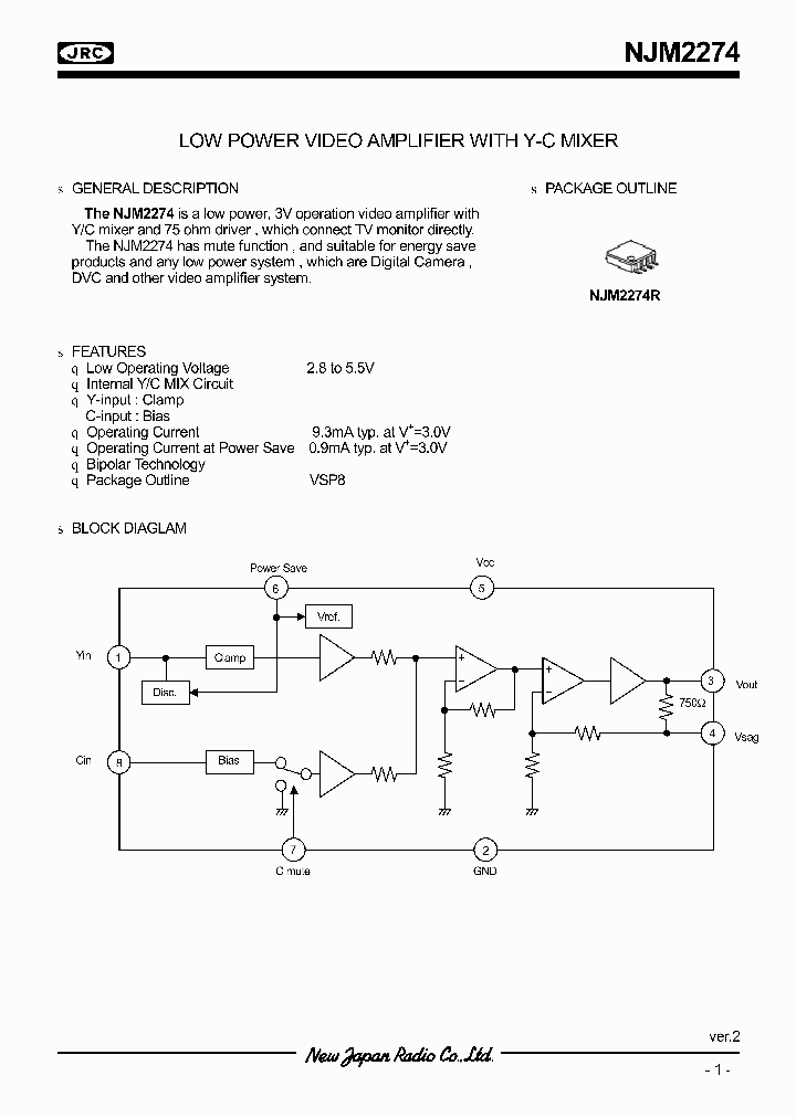 NJM2274_283414.PDF Datasheet