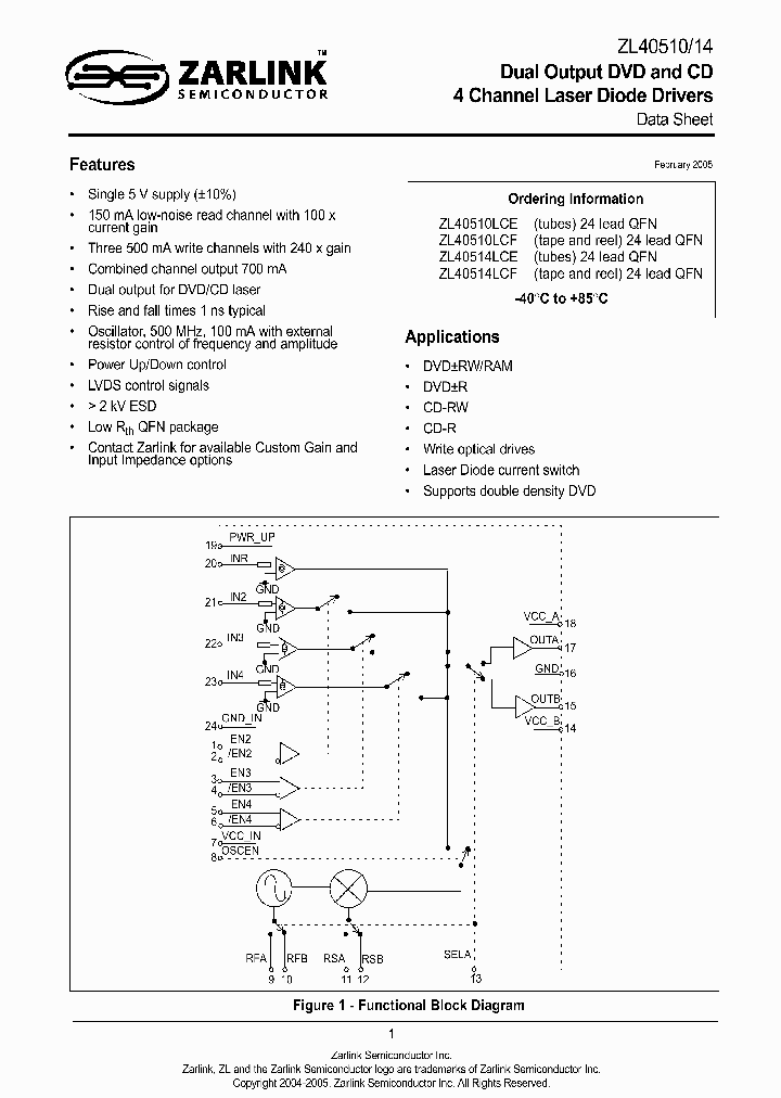 ZL40514LCF_279240.PDF Datasheet