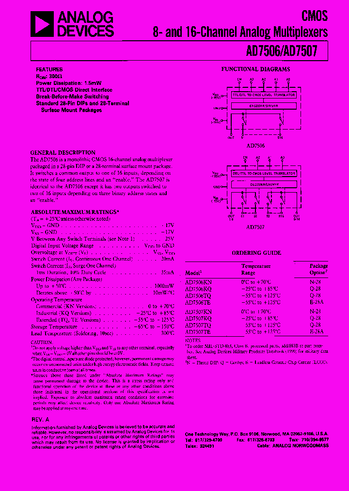 AD7507_249657.PDF Datasheet