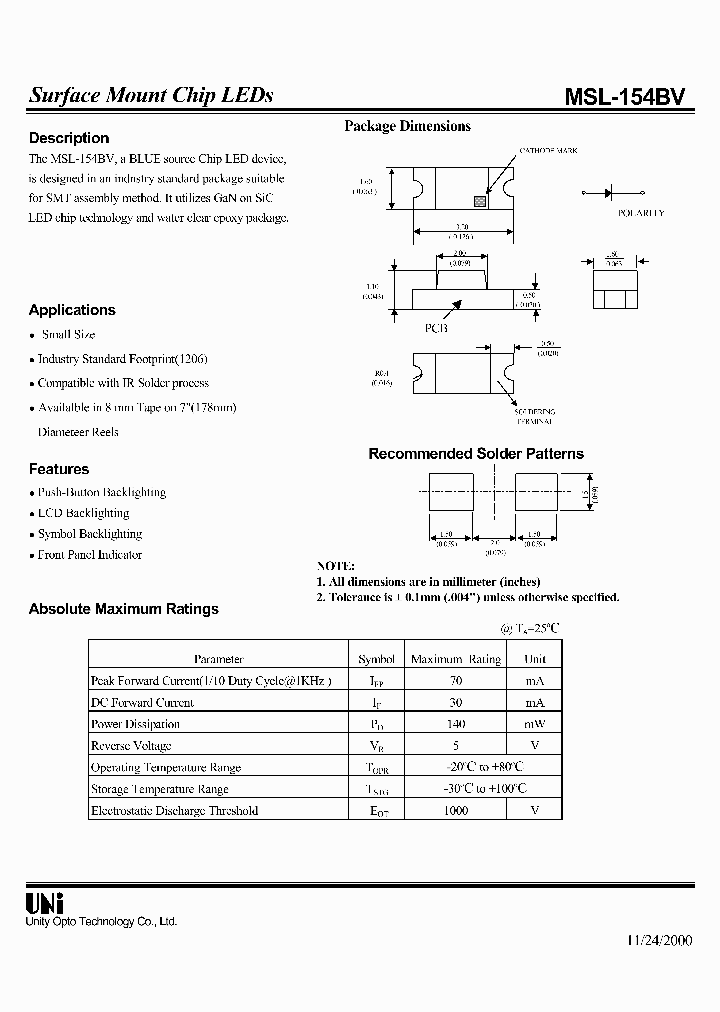 MSL-154BV_234041.PDF Datasheet