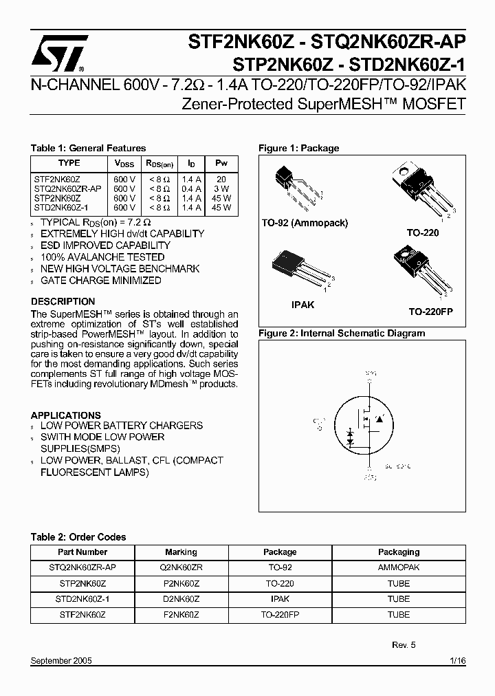 STQ2NK60ZR-AP_245242.PDF Datasheet