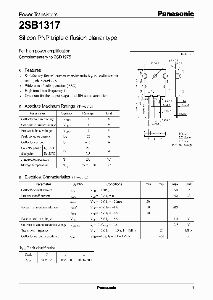 2SB1317_245162.PDF Datasheet