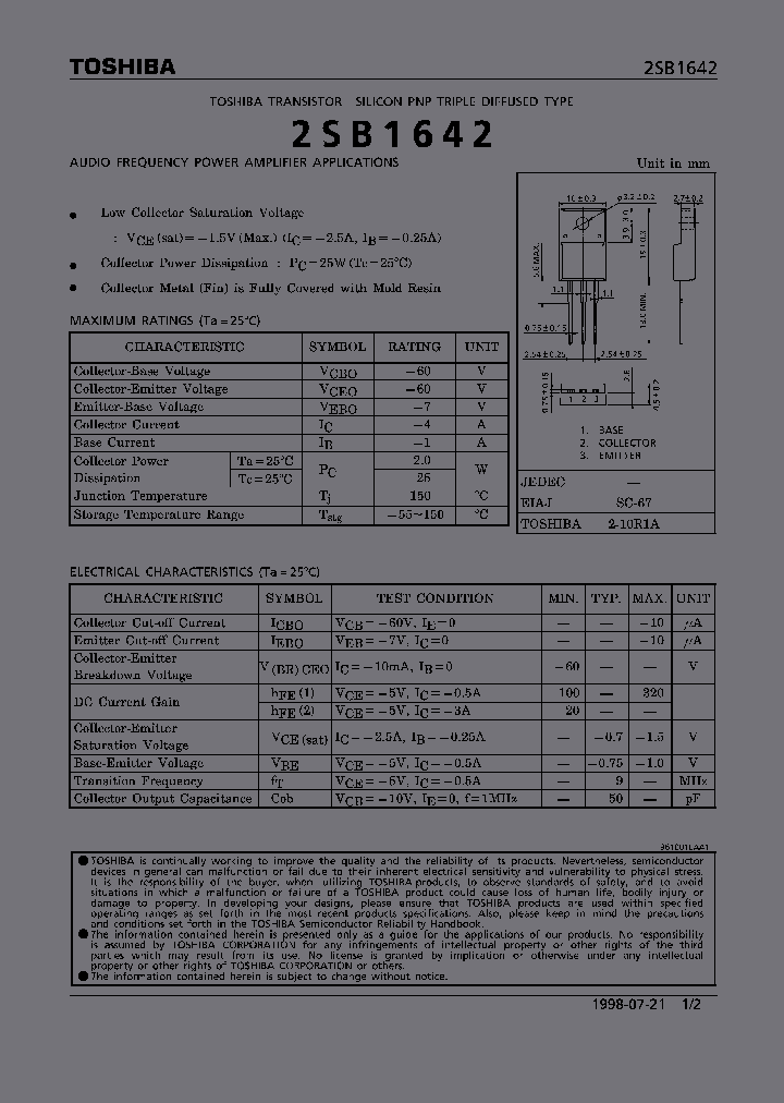 2SB1642_324651.PDF Datasheet