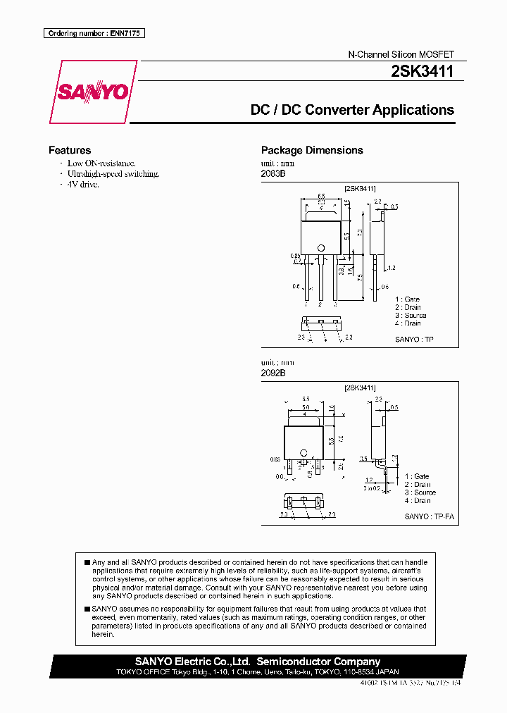 2SK3411_319278.PDF Datasheet