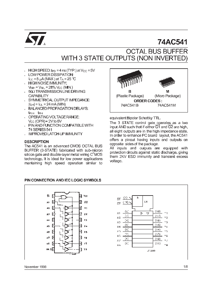 74AC541_358985.PDF Datasheet