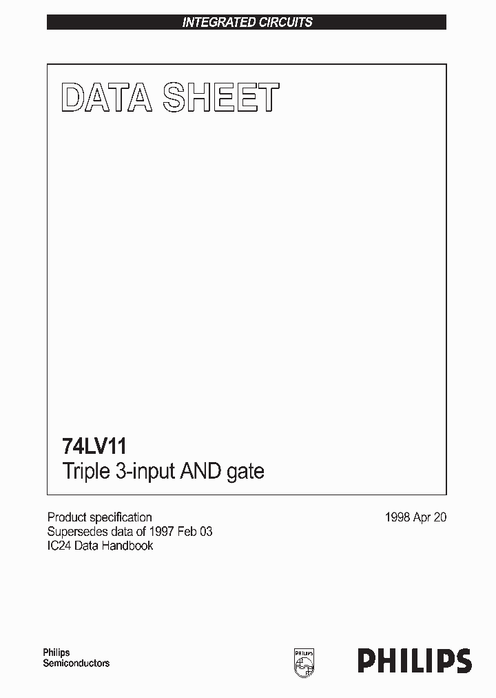 74LV11N_338789.PDF Datasheet