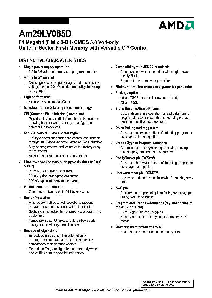 AM29LV065D_338459.PDF Datasheet