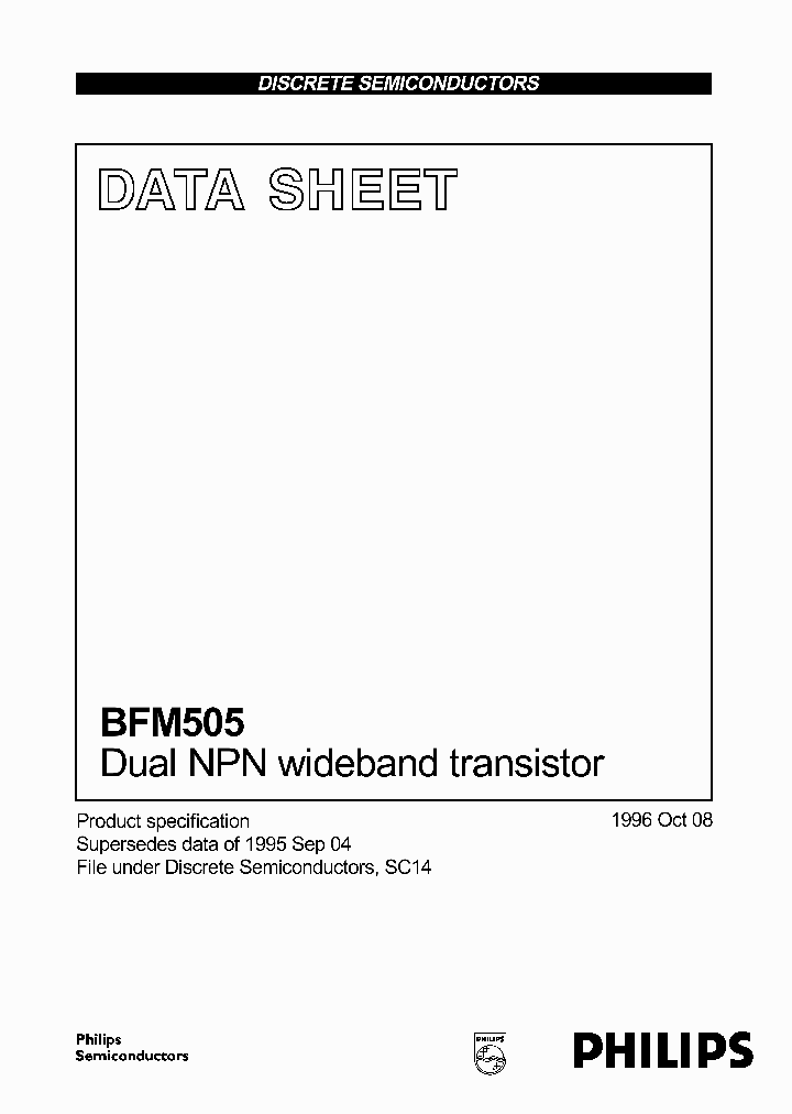 BFM505_311579.PDF Datasheet