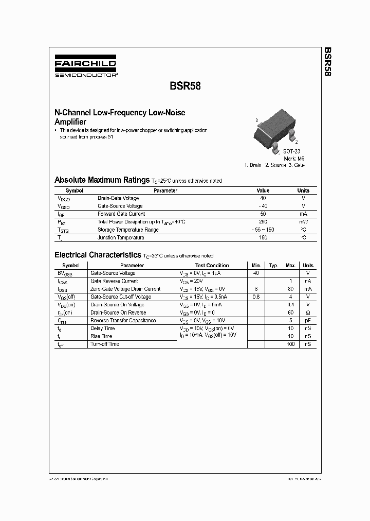 BSR58_354071.PDF Datasheet