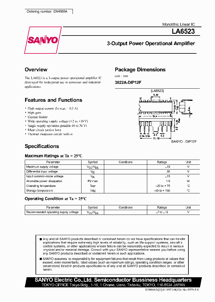 LA6523_333070.PDF Datasheet