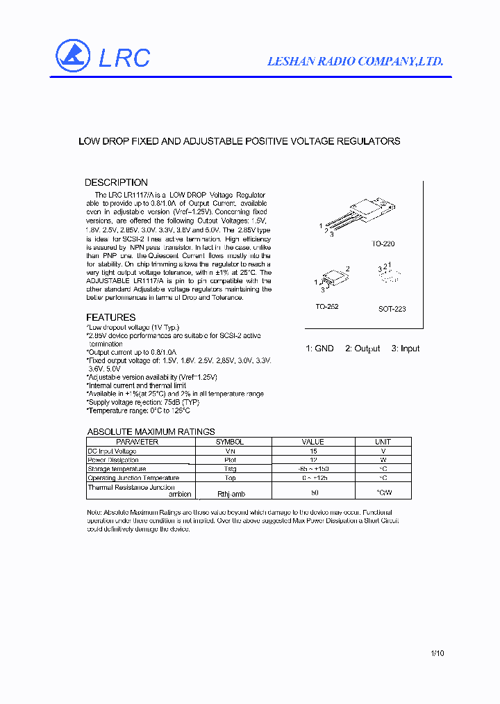 LR1117_197623.PDF Datasheet