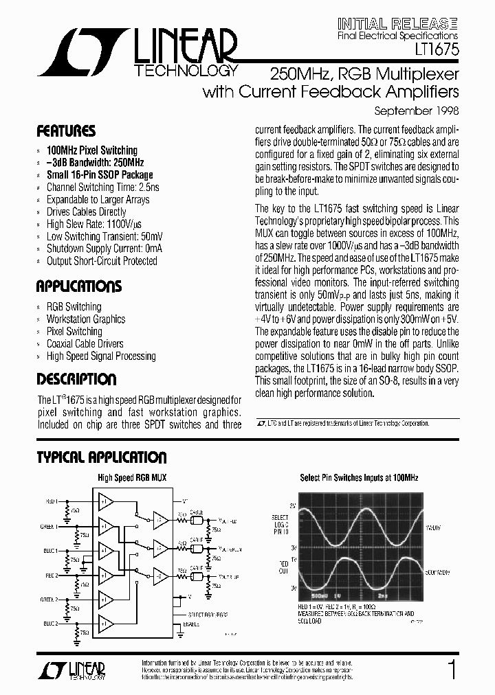 LT1675_357425.PDF Datasheet