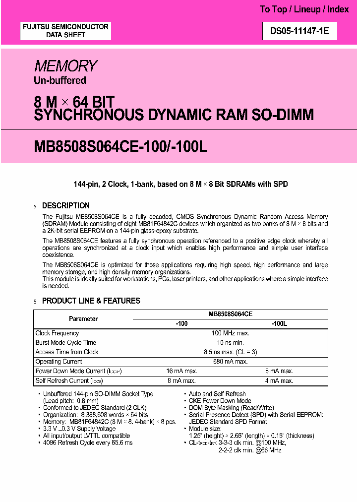 MB8508S064CE-100L_338660.PDF Datasheet