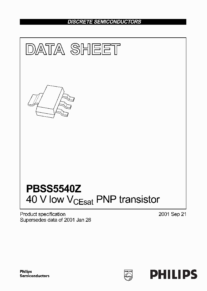 PBSS5540Z_351307.PDF Datasheet