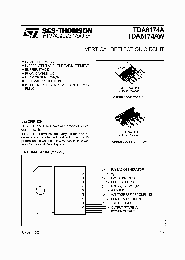 TDA8174AW_196428.PDF Datasheet